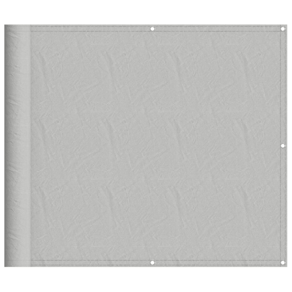 altanafskærmning 90x400 cm 100 % polyester lysegrå