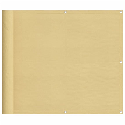 altanafskærmning 90x400 cm 100 % polyester sandfarvet
