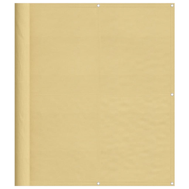altanafskærmning 120x400 cm 100 % polyester sandfarvet