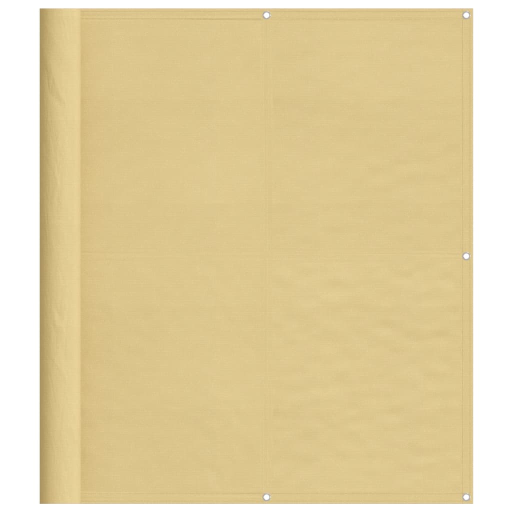 altanafskærmning 120x800 cm 100 % polyester sandfarvet