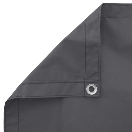 altanafskærmning 90x700 cm 100 % polyester antracitgrå