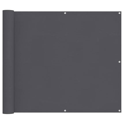 altanafskærmning 90x800 cm 100 % polyester antracitgrå