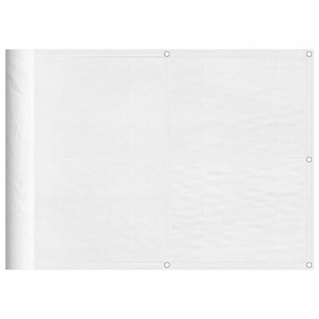 altanafskærmning 75x700 cm 100 % polyester hvid