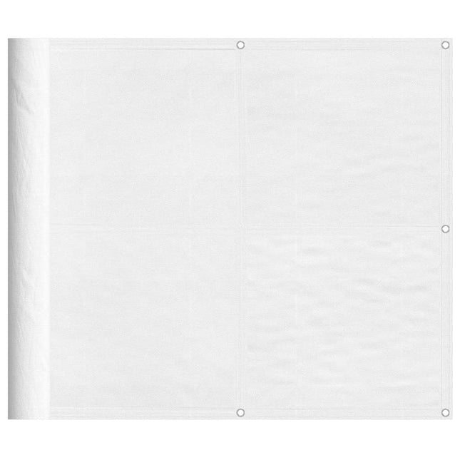 altanafskærmning 90x1000 cm 100 % polyester hvid