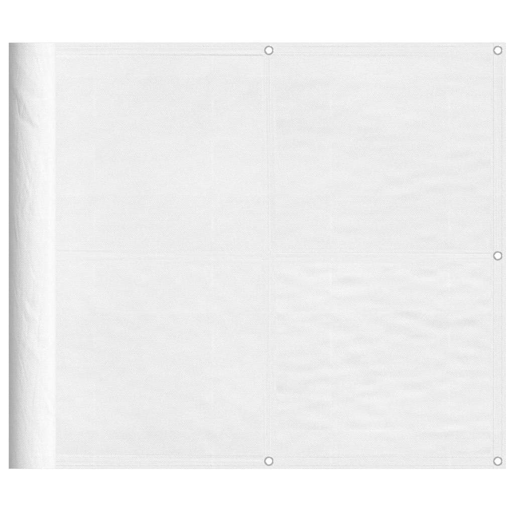 altanafskærmning 90x1000 cm 100 % polyester hvid