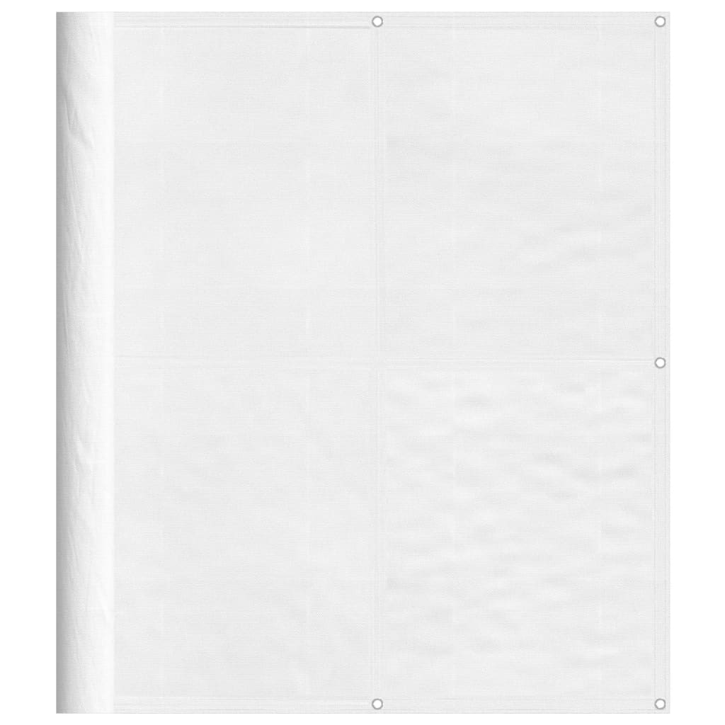 altanafskærmning 120x700 cm 100 % polyester hvid