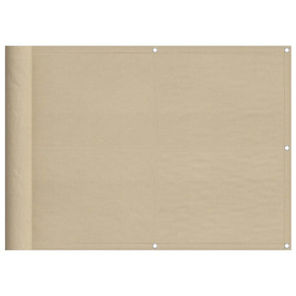 altanafskærmning 75x700 cm 100 % polyester beige