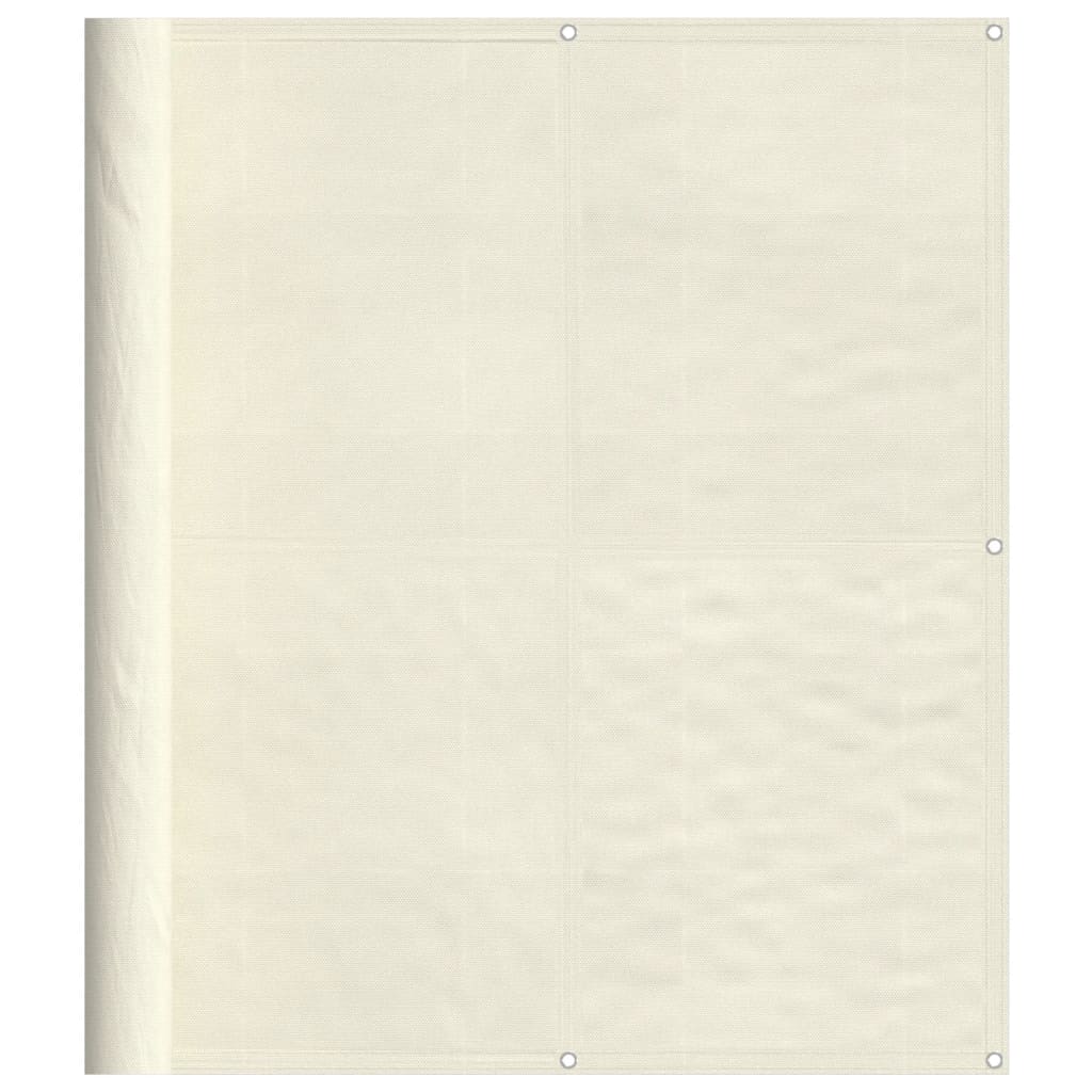 altanafskærmning 120x800 cm 100 % polyester cremefarvet