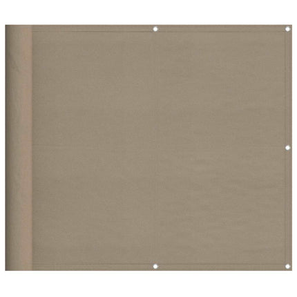 altanafskærmning 90x700 cm 100 % polyester gråbrun