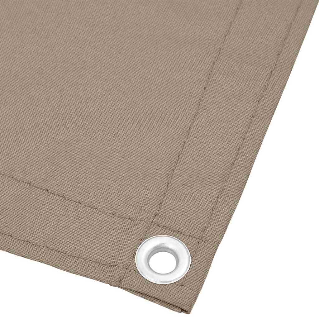 altanafskærmning 90x1000 cm 100 % polyester gråbrun