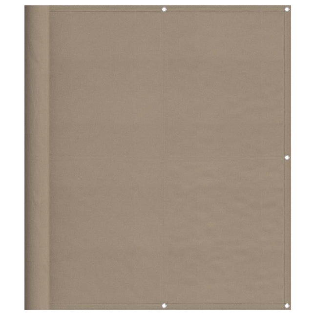 altanafskærmning 120x700 cm 100 % polyester gråbrun