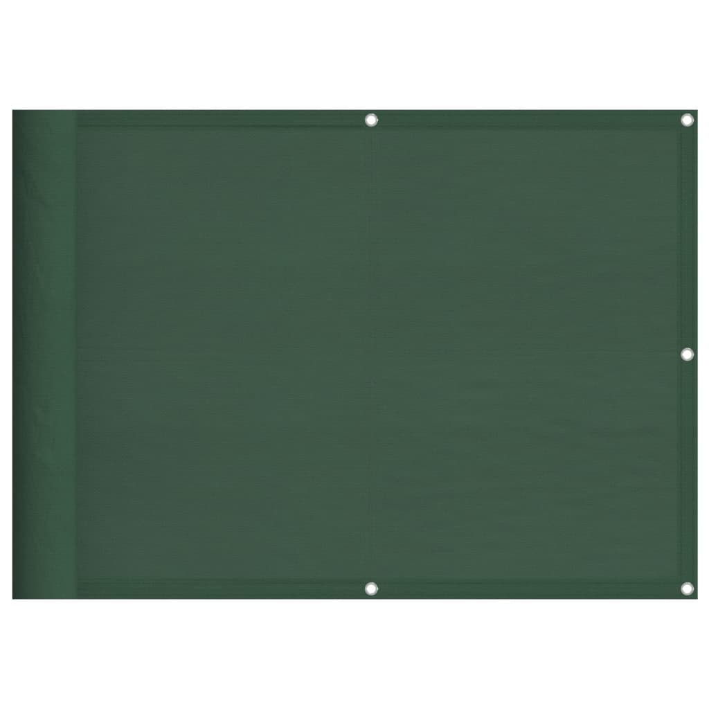 altanafskærmning 75x700 cm 100 % polyester mørkegrøn