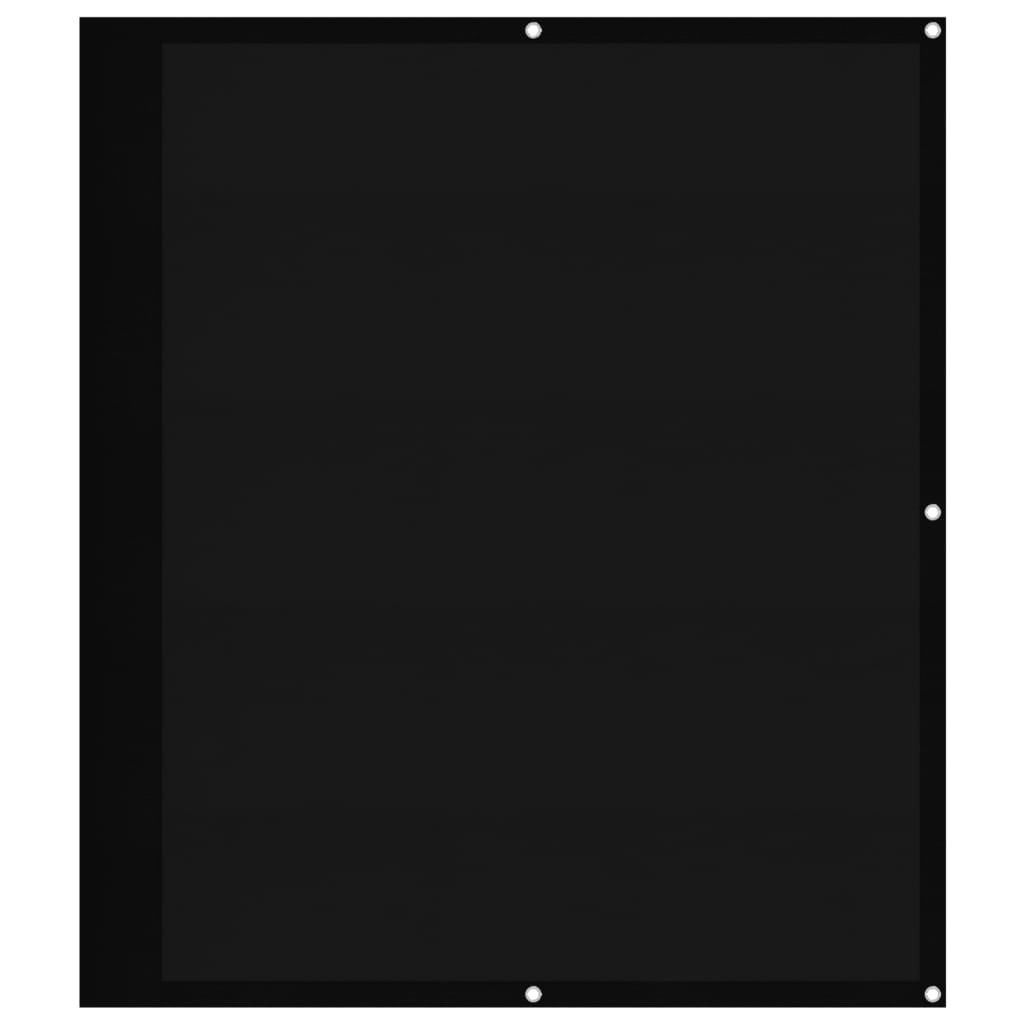 altanafskærmning 120x800 cm 100 % polyester sort