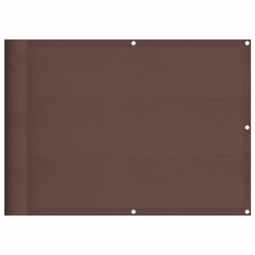 altanafskærmning 75x700 cm 100 % polyester brun