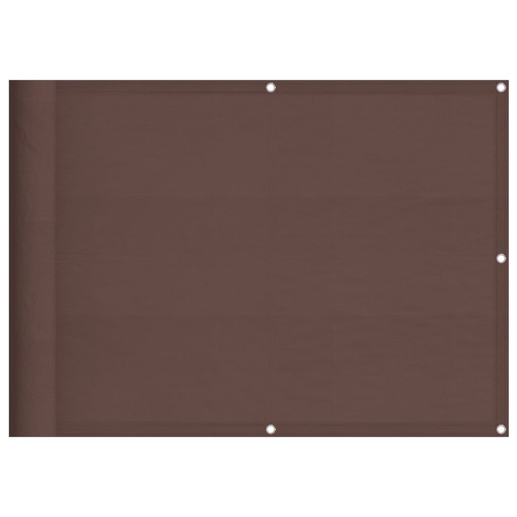 altanafskærmning 75x800 cm 100 % polyester brun