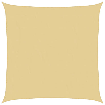 solsejl 2x2 m 100 % polyesterstof sandfarvet