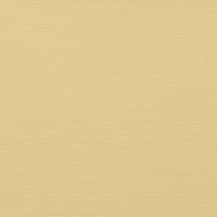 solsejl 7x5 m 100 % polyesterstof sandfarvet