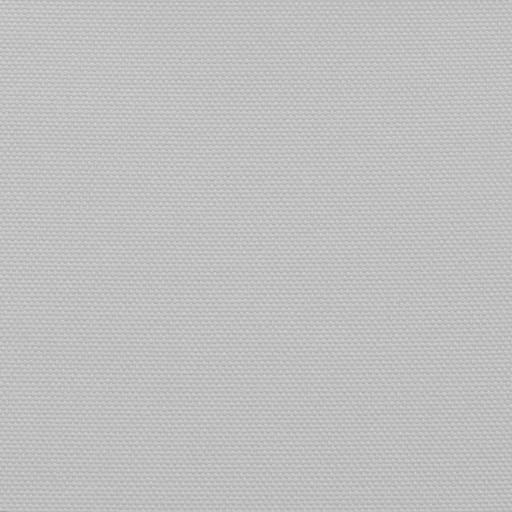 solsejl 4,5x4,5x4,5 m 100 % polyesterstof lysegrå