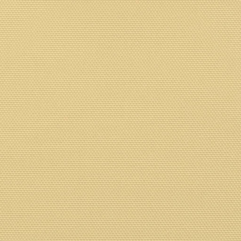 solsejl 2,5x2,5x3,5 m 100 % polyesterstof sandfarvet