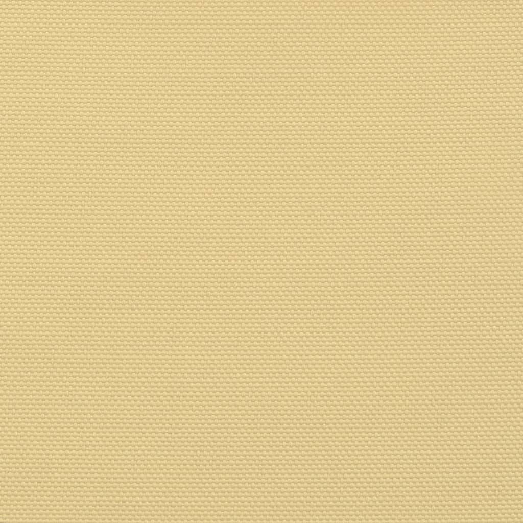 solsejl 4x5x5 m 100 % polyesterstof sandfarvet