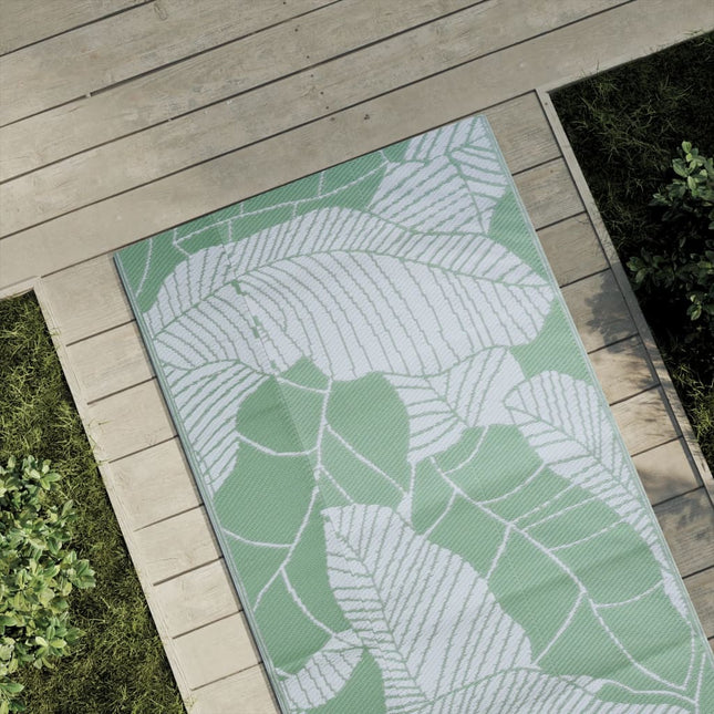 udendørstæppe ARAKIL 80x150 cm PP Grøn