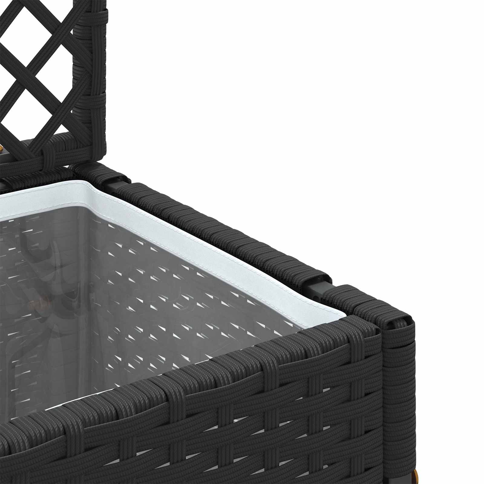 Have Blomsterkrukke Sort 35 x 30 x 135 cm Metal