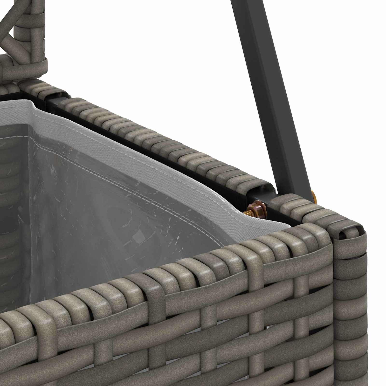 Have Blomsterkrukke Grå 105 x 30 x 170 cm Metal