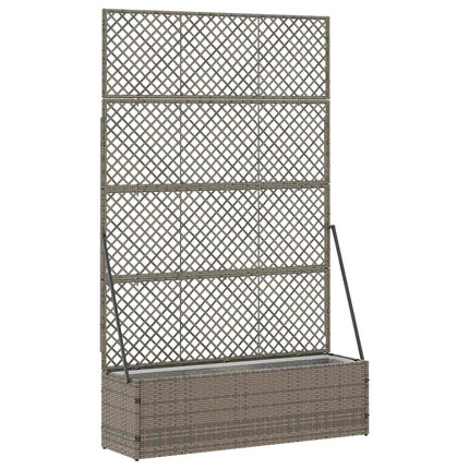 Have Trellis Planter Grå 105 x 30 x 170 cm Metal
