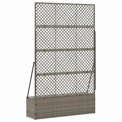 Have Trellis Planter Grå 105 x 30 x 170 cm Metal