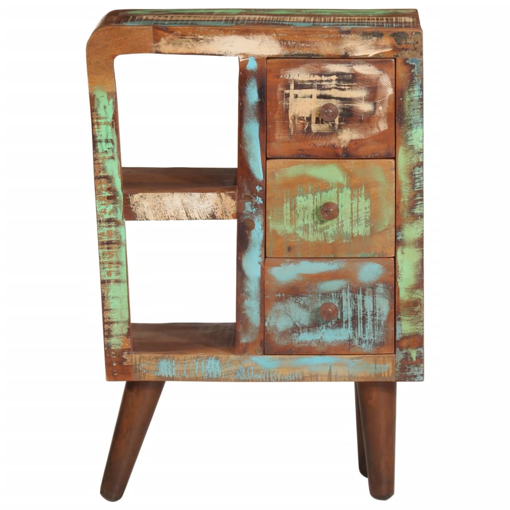 skænk 55x30x80 cm massivt genbrugstræ