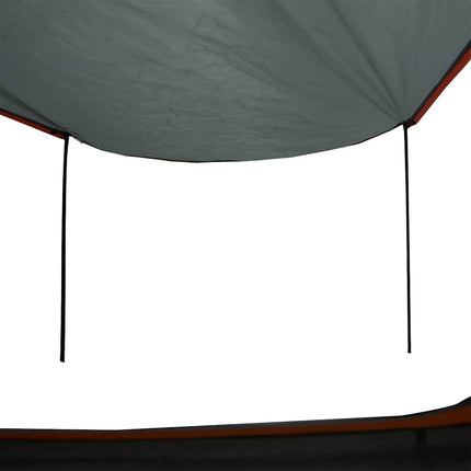 2-personers campingtelt vandtæt grå og orange