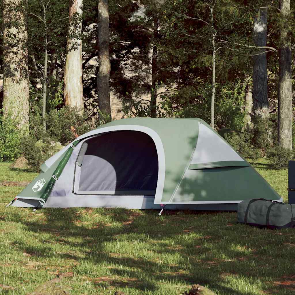 1-personers kuppeltelt - vandafvisende campingtelt, grøn