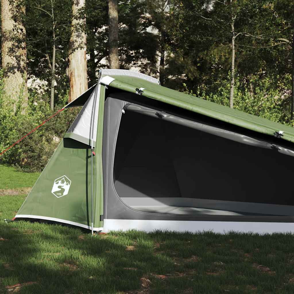 2-personers campingtelt - vandafvisende tunneltelt, grøn