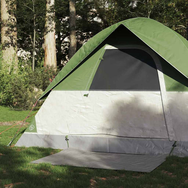 2-personers campingtelt vandtæt kuppel grøn