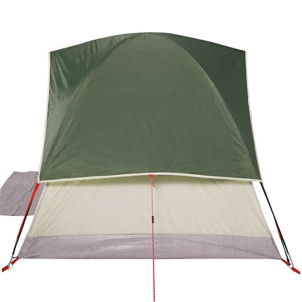 3-personers campingtelt vandtæt kuppel grøn