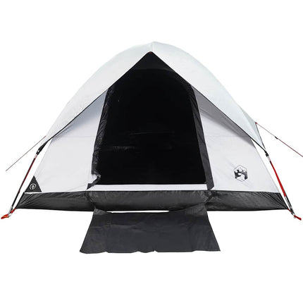 3-personers campingtelt vandtæt mørklægningsstof hvid