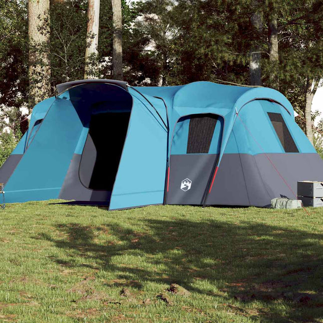 16-personers campingtelt vandtæt blå