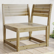 hjørnemodul til havesofa 73x73x78 cm imprægneret fyrretræ