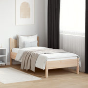 sengeramme uden madras 90x200 cm massivt fyrretræ