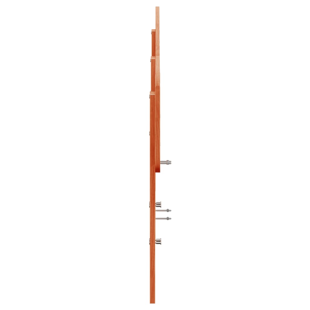 sengegavl 200 cm massivt fyrretræ gyldenbrun