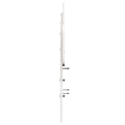 sengegavl 150 cm massivt fyrretræ hvid
