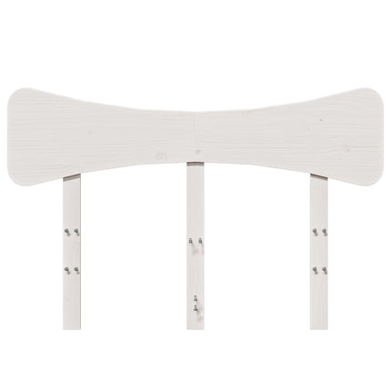 sengegavl 135 cm massivt fyrretræ hvid