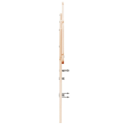 sengegavl 120 cm massivt fyrretræ