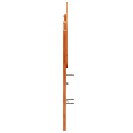 sengegavl 120 cm massivt fyrretræ gyldenbrun
