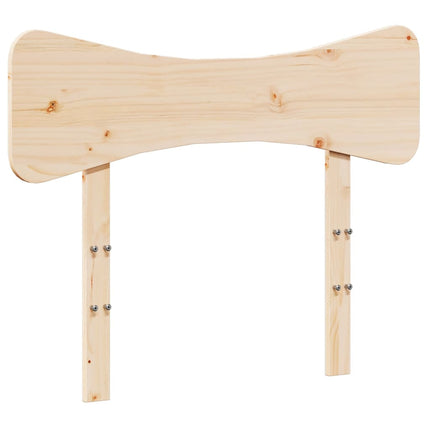 sengegavl 75 cm massivt fyrretræ