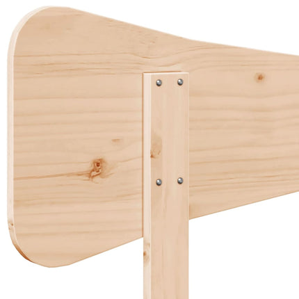 sengegavl 75 cm massivt fyrretræ
