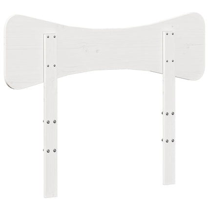 sengegavl 75 cm massivt fyrretræ hvid