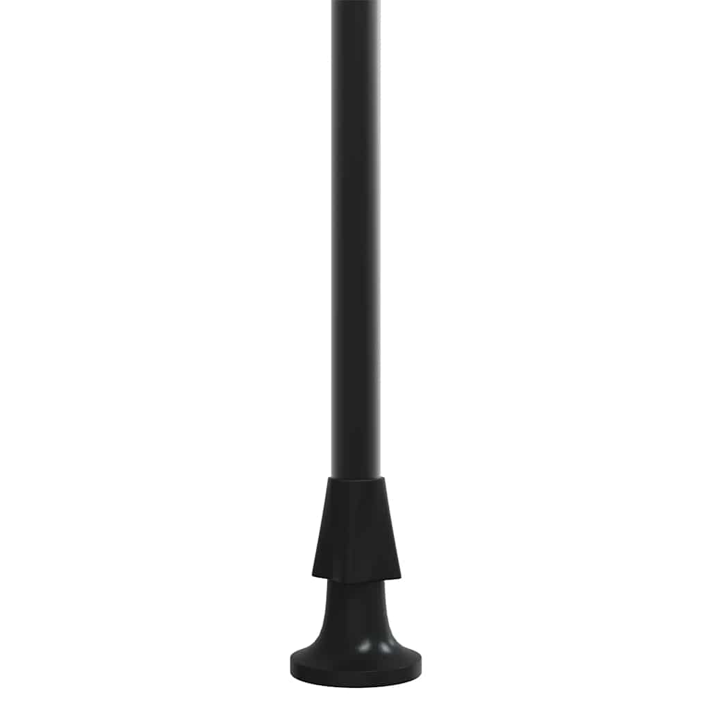 markise 350x150 cm sammenrullelig stof og stål cremefarvet