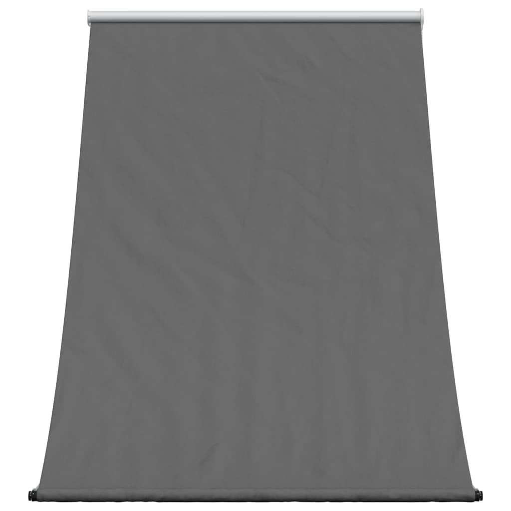 markise 100x150 cm sammenrullelig stof og stål antracitgrå