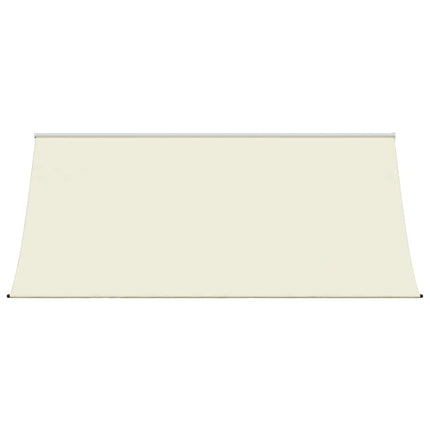 markise 300x150 cm sammenrullelig stof og stål cremefarvet